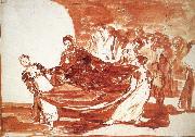 Drawing for Disparate feminino Francisco Goya